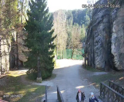 Vstup do skal, Pískovna