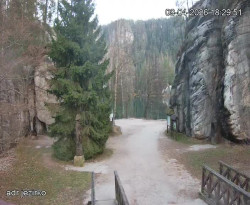 Vstup do skal, Pískovna