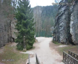 Vstup do skal, Pískovna