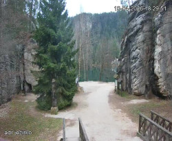 Vstup do skal, Pískovna