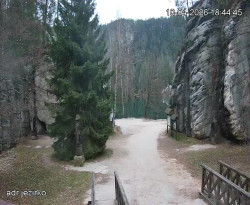 Vstup do skal, Pískovna