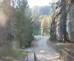 Vstup do skal, Pískovna