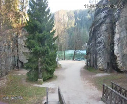 Vstup do skal, Pískovna