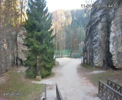 Vstup do skal, Pískovna