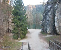 Vstup do skal, Pískovna