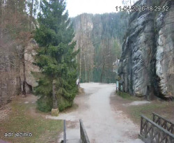 Vstup do skal, Pískovna