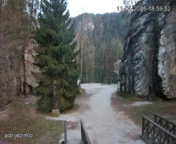 Vstup do skal, Pískovna