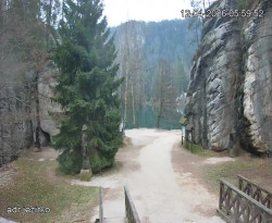 Vstup do skal, Pískovna