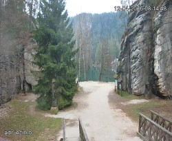 Vstup do skal, Pískovna