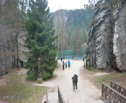 Vstup do skal, Pískovna