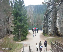 Vstup do skal, Pískovna