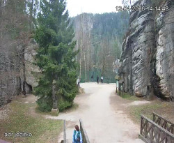 Vstup do skal, Pískovna