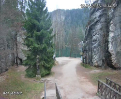 Vstup do skal, Pískovna