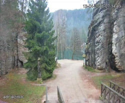 Vstup do skal, Pískovna