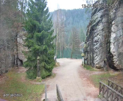 Vstup do skal, Pískovna