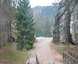 Vstup do skal, Pískovna