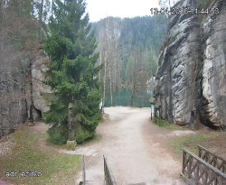 Vstup do skal, Pískovna