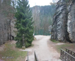 Vstup do skal, Pískovna