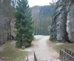 Vstup do skal, Pískovna