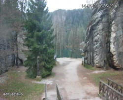 Vstup do skal, Pískovna