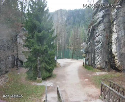 Vstup do skal, Pískovna