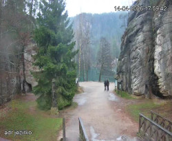 Vstup do skal, Pískovna