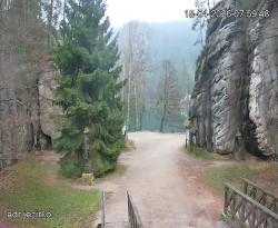 Vstup do skal, Pískovna