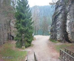 Vstup do skal, Pískovna