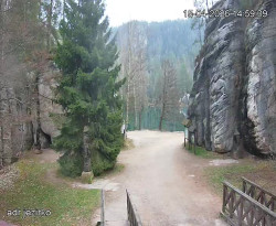 Vstup do skal, Pískovna