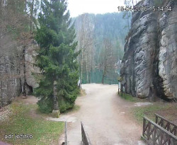 Vstup do skal, Pískovna