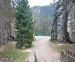 Vstup do skal, Pískovna