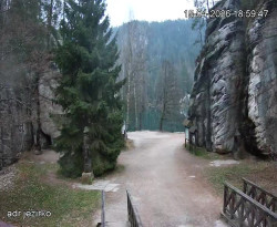 Vstup do skal, Pískovna