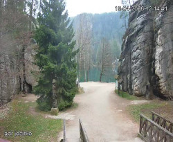 Vstup do skal, Pískovna