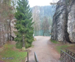 Vstup do skal, Pískovna