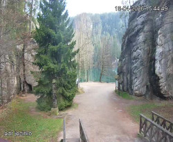 Vstup do skal, Pískovna