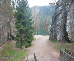 Vstup do skal, Pískovna