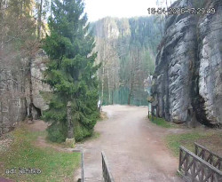 Vstup do skal, Pískovna