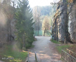 Vstup do skal, Pískovna