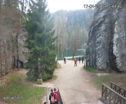 Vstup do skal, Pískovna