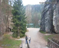 Vstup do skal, Pískovna