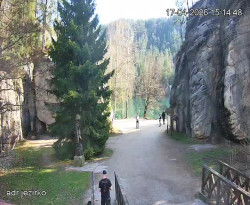 Vstup do skal, Pískovna