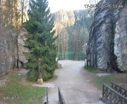 Vstup do skal, Pískovna