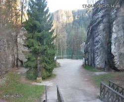 Vstup do skal, Pískovna