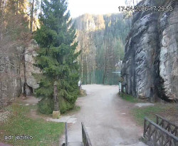 Vstup do skal, Pískovna