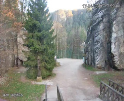 Vstup do skal, Pískovna