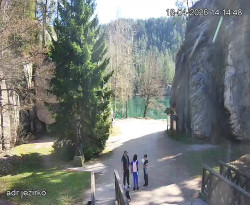 Vstup do skal, Pískovna