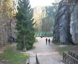 Vstup do skal, Pískovna