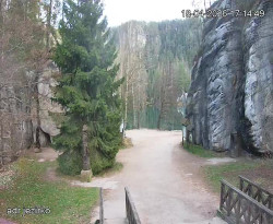 Vstup do skal, Pískovna