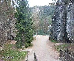 Vstup do skal, Pískovna