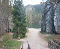 Vstup do skal, Pískovna